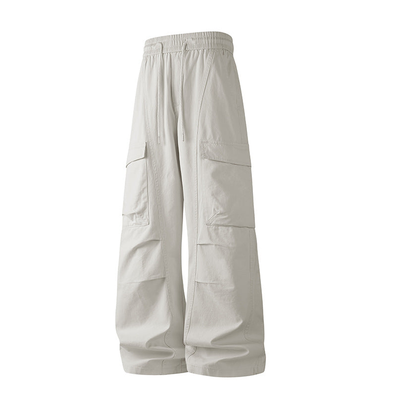 Herren Baggy-Cargo-Hose mit tiefem Schritt, Oversized-Silhouette und aufgesetzten Utility-Taschen Echo Archiv