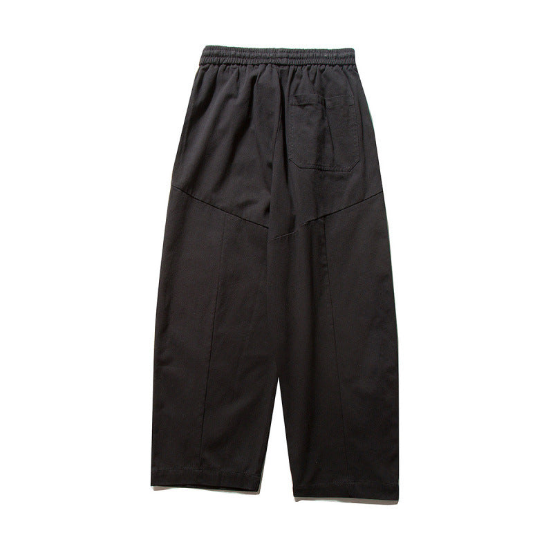 Unisex Weite Culotte-Hose mit elastischem Bund und Kordelzug Echo Archiv