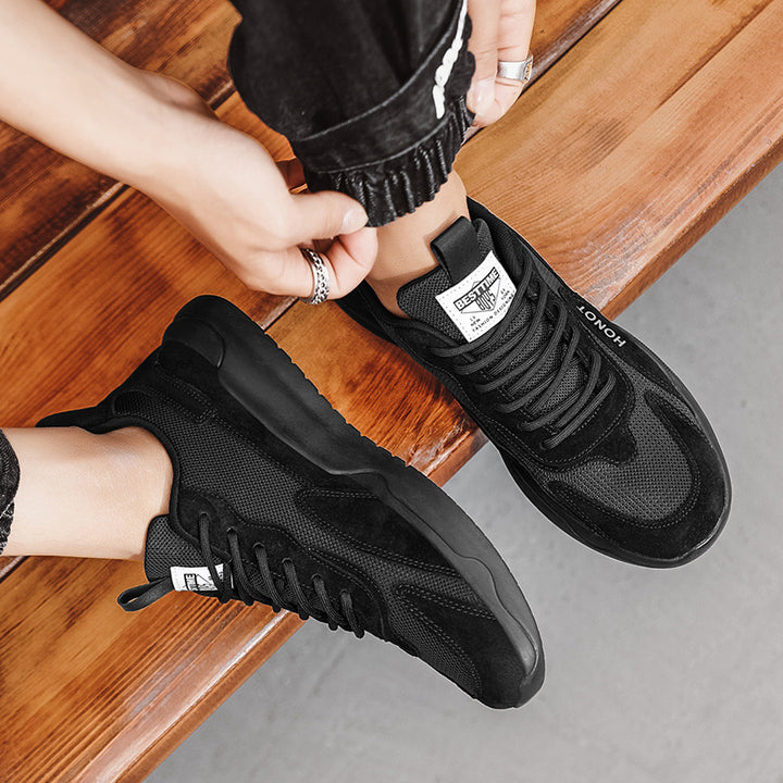 Herren leichte atmungsaktive Casual-Sneaker mit Wildlederoptik, verstärkter Zehenkappe und gedämpfter EVA-Sohle Echo Archiv