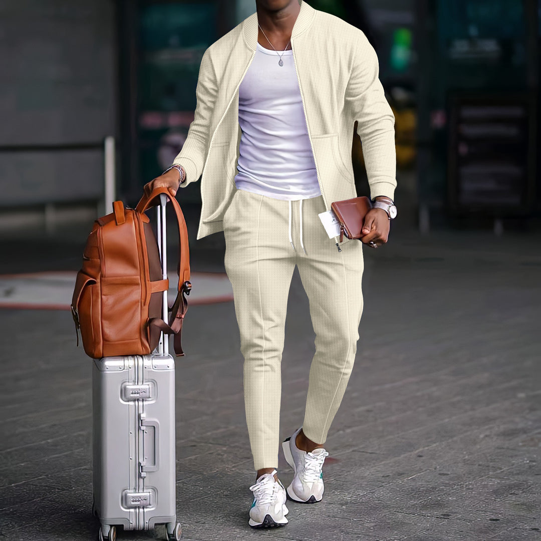 Herren sportliches Jogginganzug mit modernem Schnitt und atmungsaktivem Material Echoarchiv