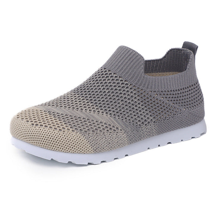 Damen Atmungsaktive Slip-On Sneakers mit elastischer Netzstruktur Echo Archiv