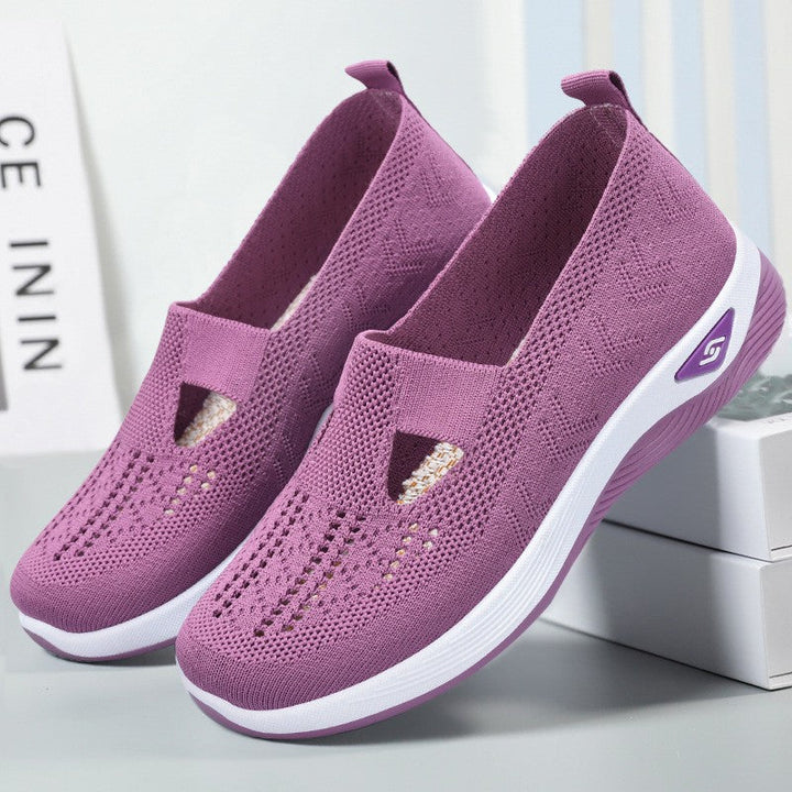 Damen Atmungsaktive Slip-On Sneakers mit elastischem Design Echo Archiv