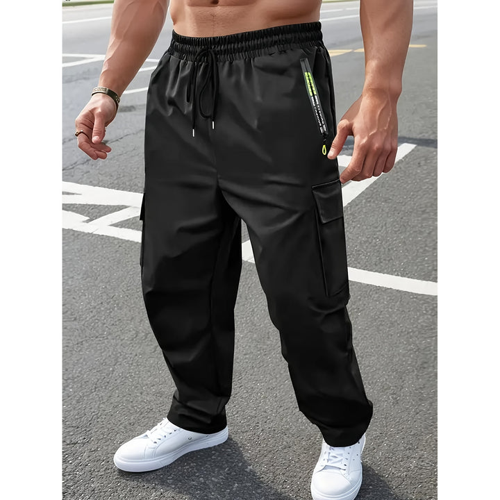 Herren Praktische Cargo-Hose mit verstellbarem Gummizug Echo Archiv