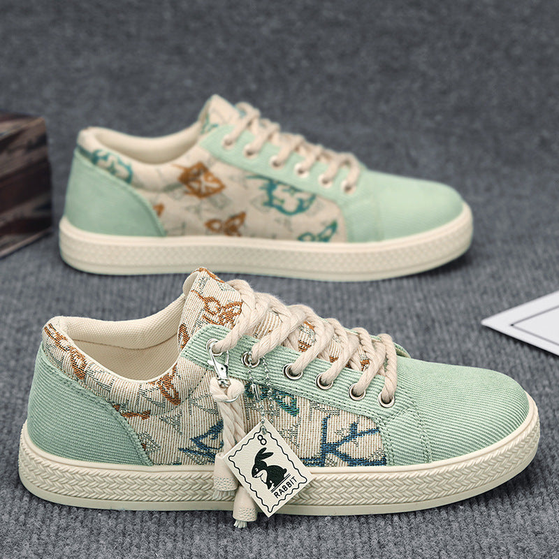 Damen Modische Sneakers mit einzigartigem Textil-Design Echo Archiv