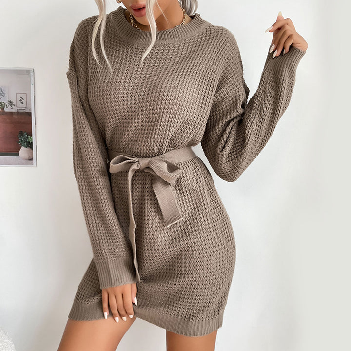 Damen Strickkleid mit Gürtel Echo Archiv