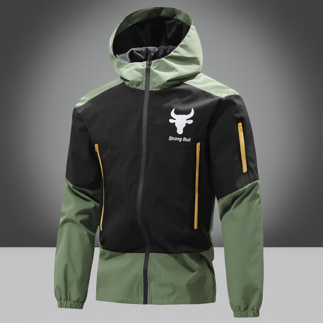 Herren Funktionsjacke mit wasserdichtem Material und praktischen Reißverschlusstaschen Echoarchiv