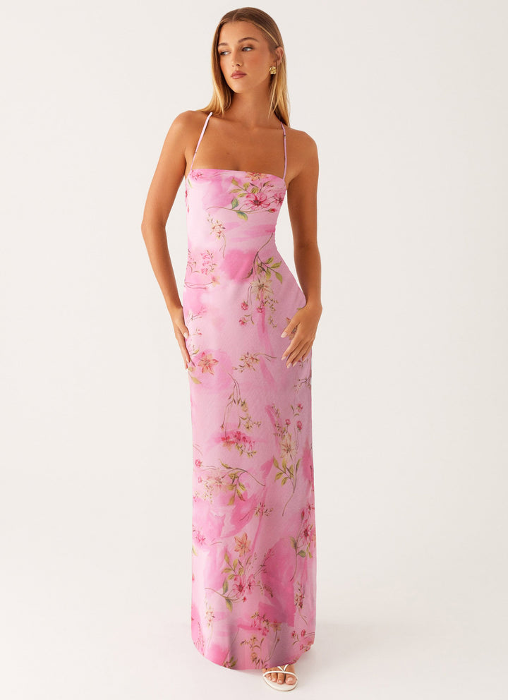 Damen Maxikleid mit floralem Muster Echo Archiv