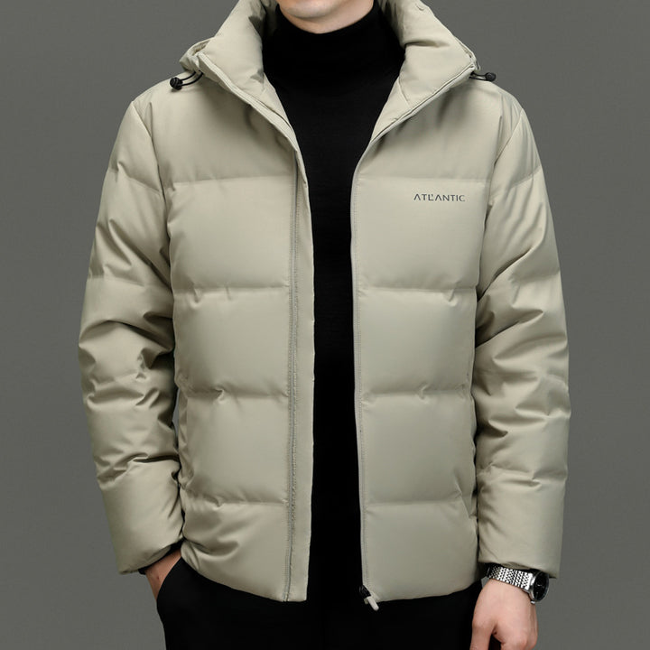 Herren warme Steppjacke mit praktischer Kapuze und innovativer Isolierung Echoarchiv