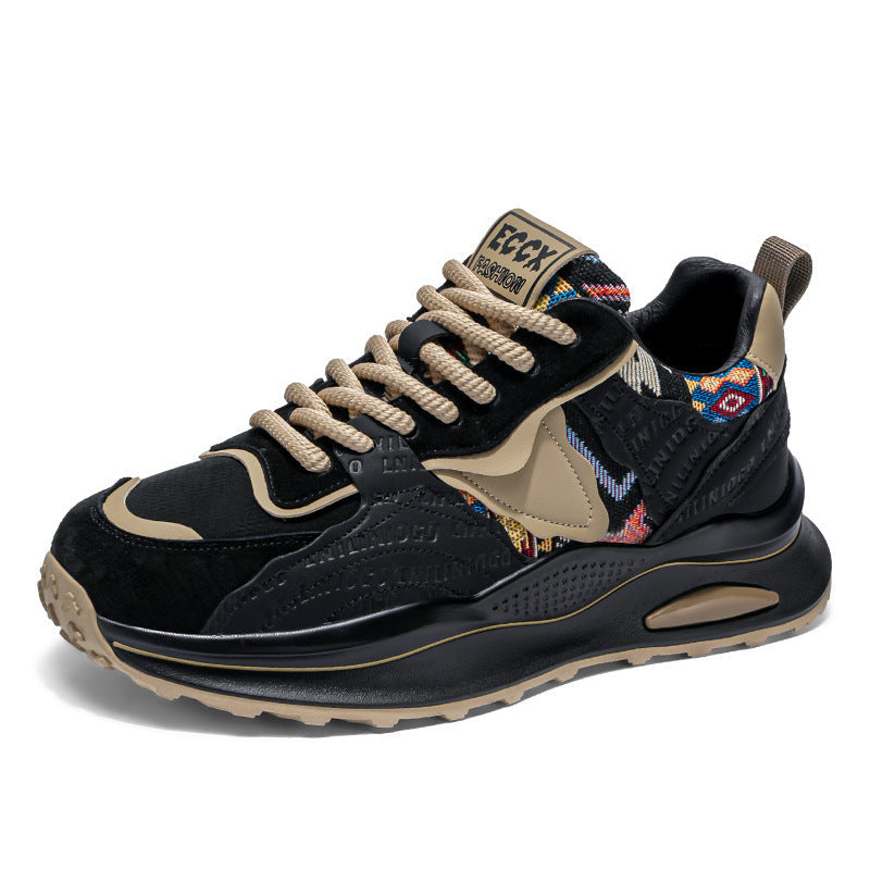 Damen Sportliche Sneakers mit geometrischem Obermaterial und dämpfender Profilsohle Echo Archiv