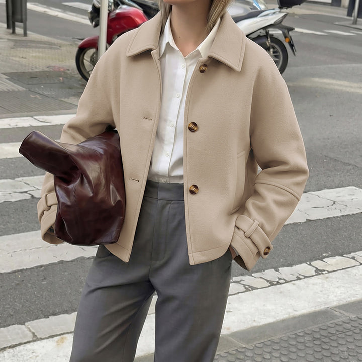 Damen Modische Overshirt Jacke Echo Archiv
