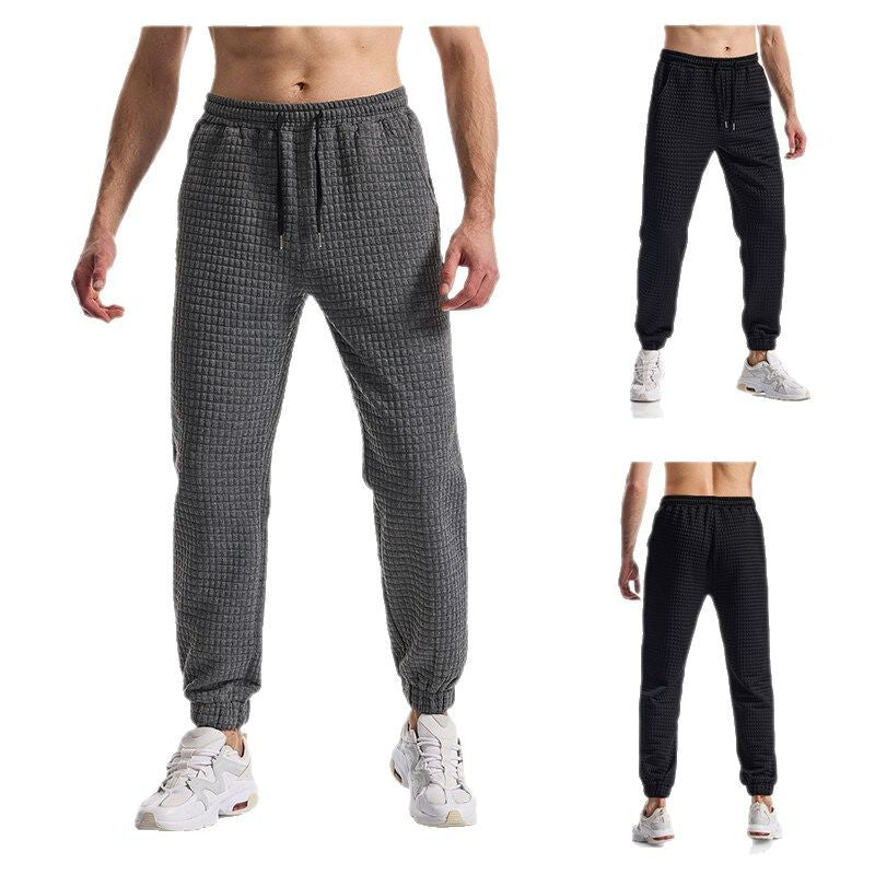 Herren bequeme Sweatpants mit hohem Bund und elastischem Komfort Echoarchiv