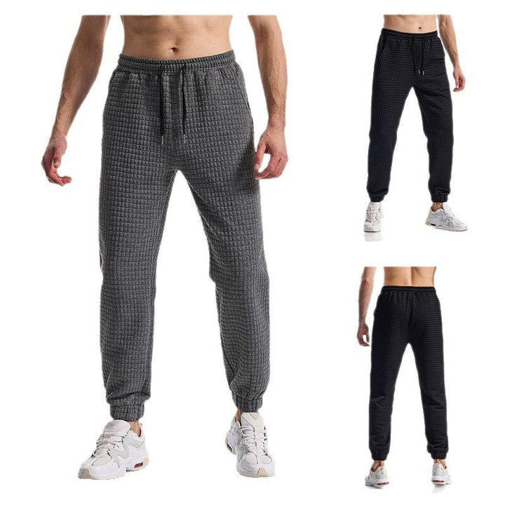 Herren bequeme Sweatpants mit hohem Bund und elastischem Komfort Echoarchiv