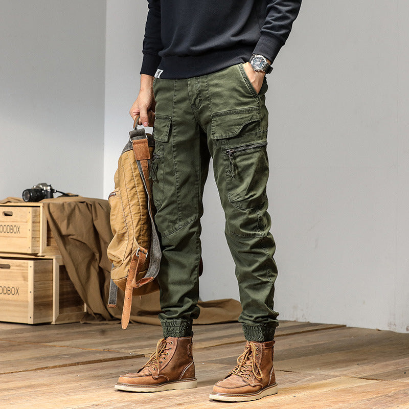 Herren Technische Cargo-Jogginghose mit Multifunktionstaschen & elastischen Bündchen Echoarchiv