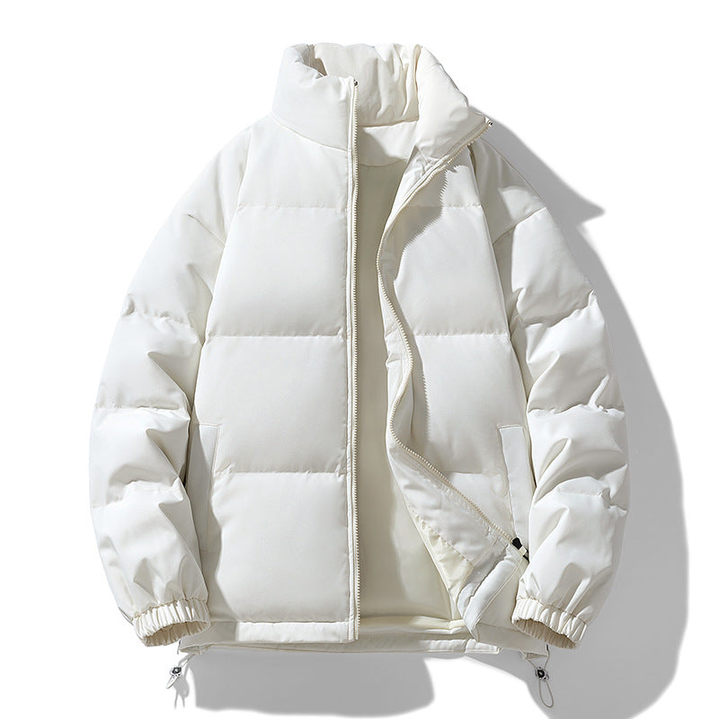Herren Gepolsterte Pufferjacke mit hohem Stehkragen, winddichter Außenlage und verstellbarem Kordelzugsaum Echo Archiv