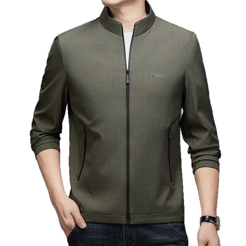 Herren Modische Sportjacke mit Stehkragen Echo Archiv