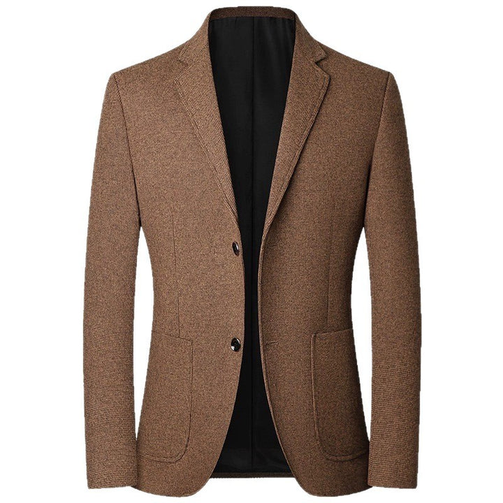 Herren Leichter City-Blazer ungefütterte Konstruktion mit Strukturmuster und aufgesetzten Fronttaschen Echo Archiv