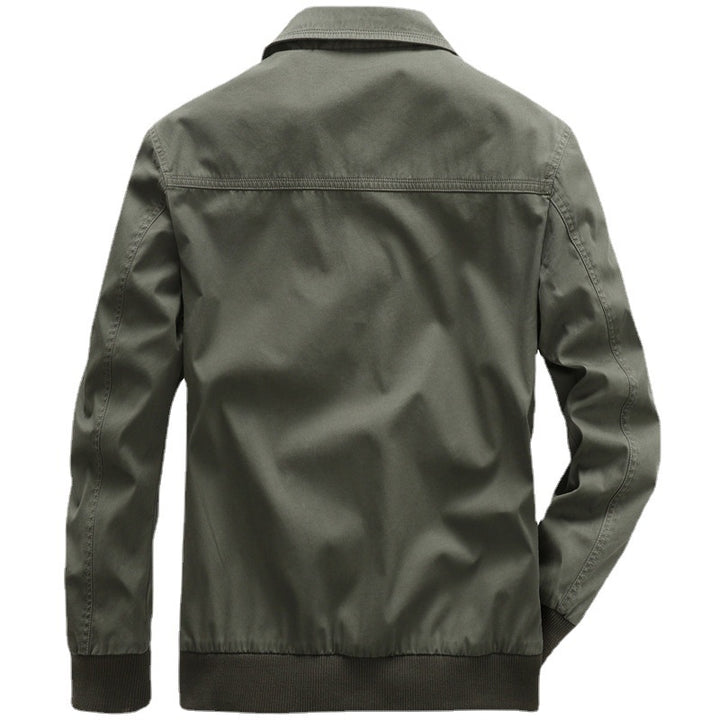 Herren Leichter Canvas‑Blouson mit gesteppter Innenfütterung und elastischem Rippbund Echo Archiv