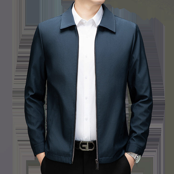 Herren lässige Übergangsjacke mit modernem Reißverschluss und praktischen Taschen Echoarchiv