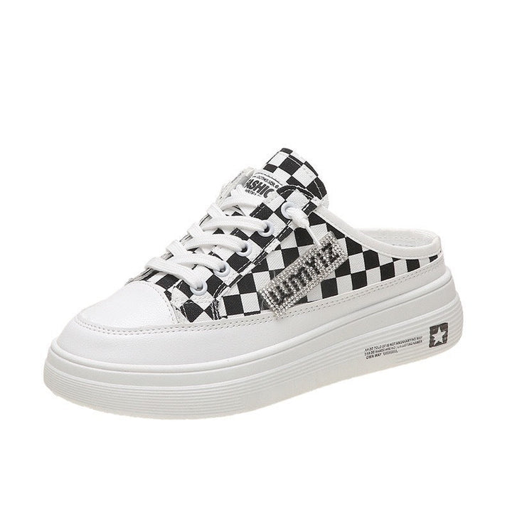Damen Bequeme Sneaker mit modischem Schachbrettmuster Echo Archiv