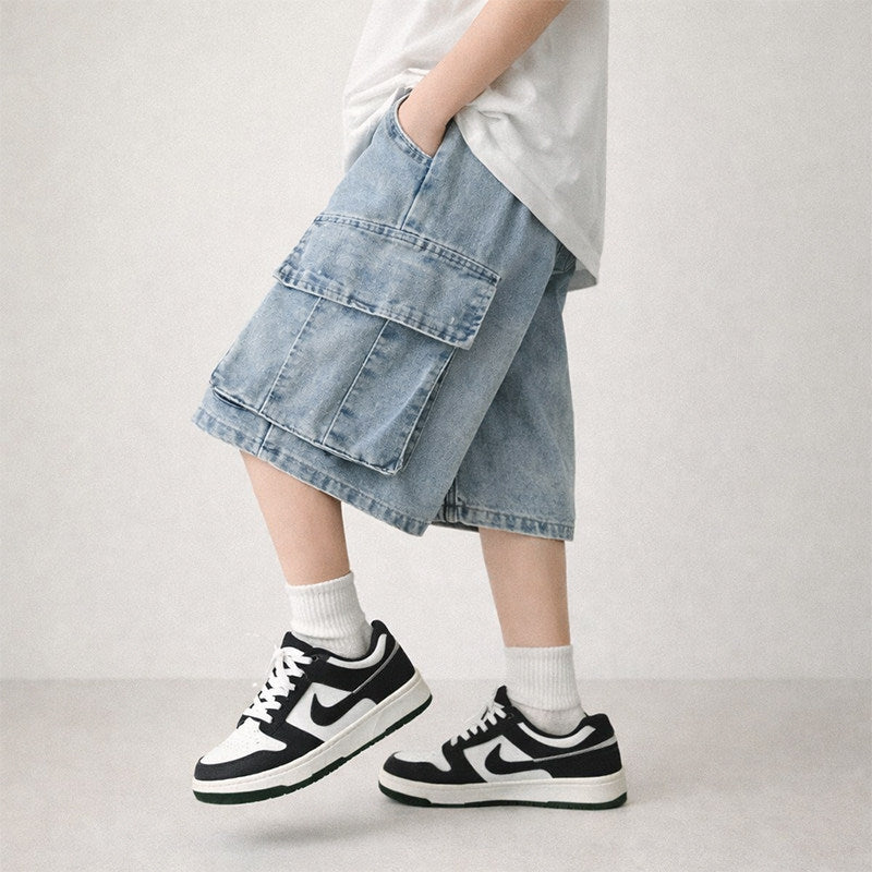 Unisex bequeme Cargo-Shorts mit großen Seitentaschen Echo Archiv