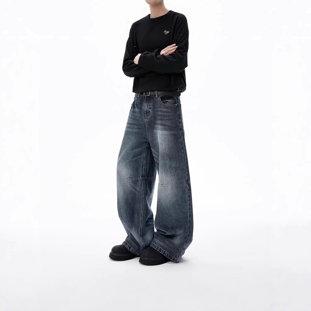 Unisex Trendige Weitgeschnittene Jeans Echoarchiv