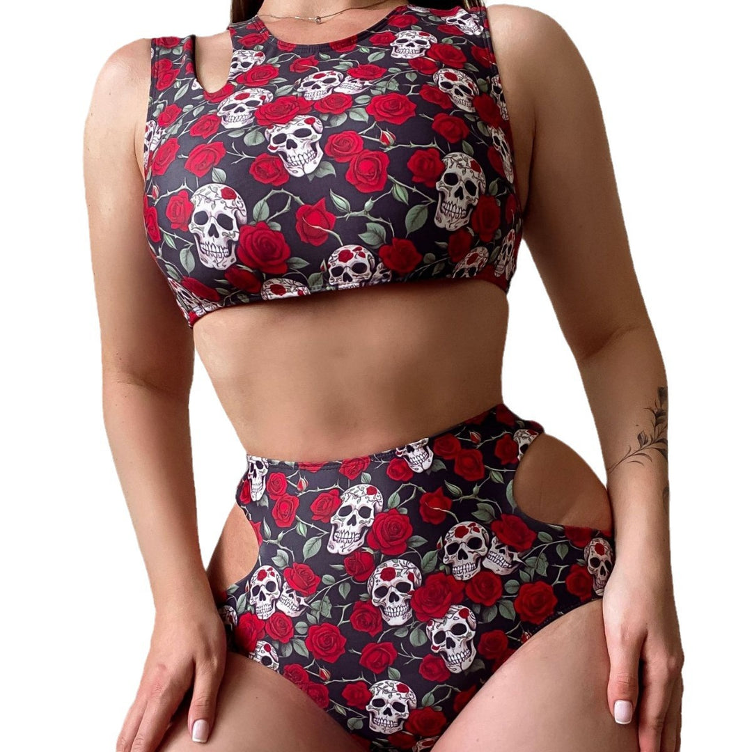 Damen Crop-Top Bikini Set mit Detailausschnitten Echo Archiv