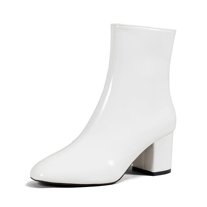 Damen Elegante Hochglanz Overkneestiefel Echo Archiv