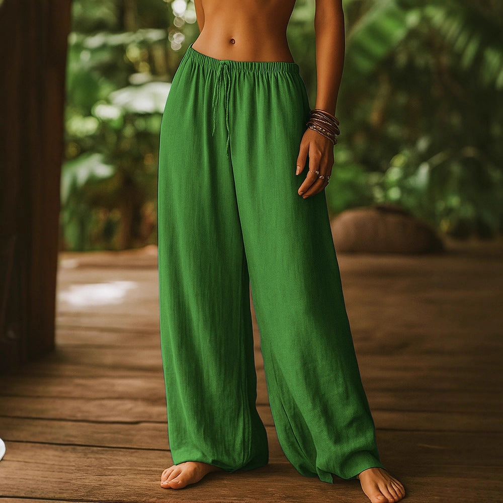 Damen Weite Leinenhose Echo Archiv