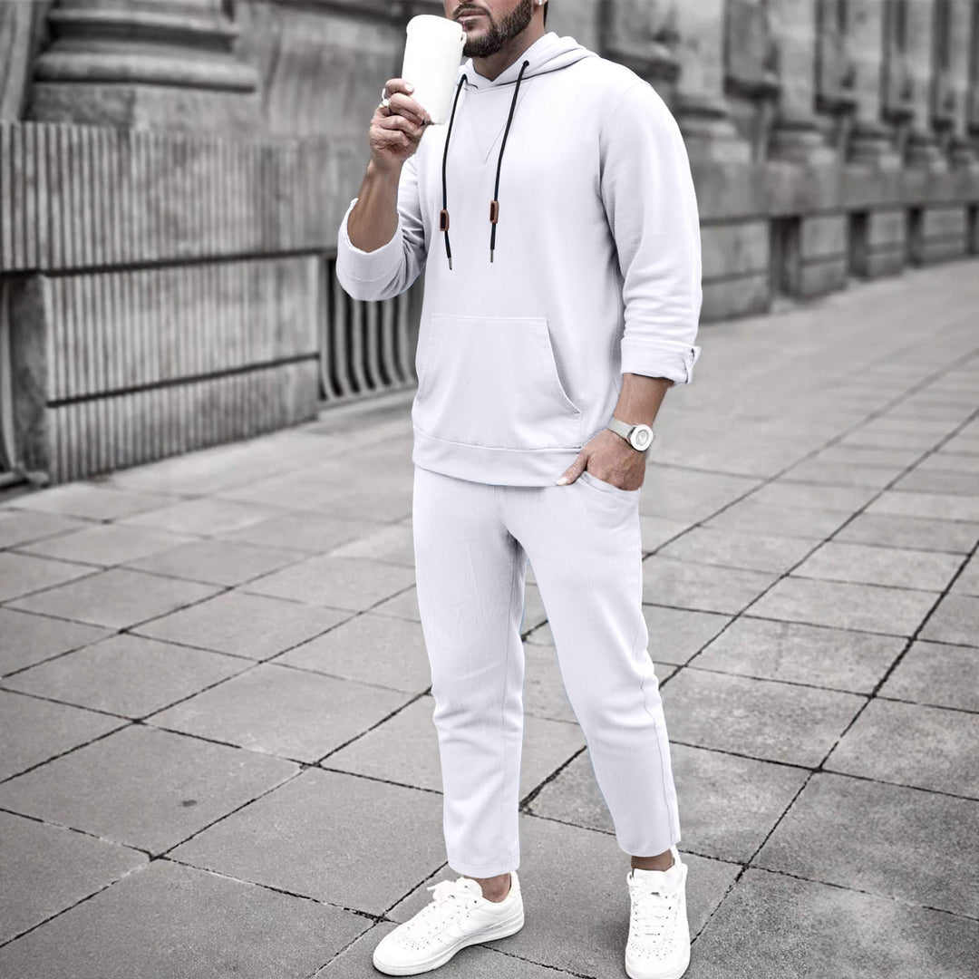 Herren bequemer Hoodie und Jogginghose Set Echoarchiv