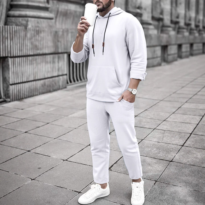 Herren Freizeit Hoodie und Jogginghose Set Echoarchiv