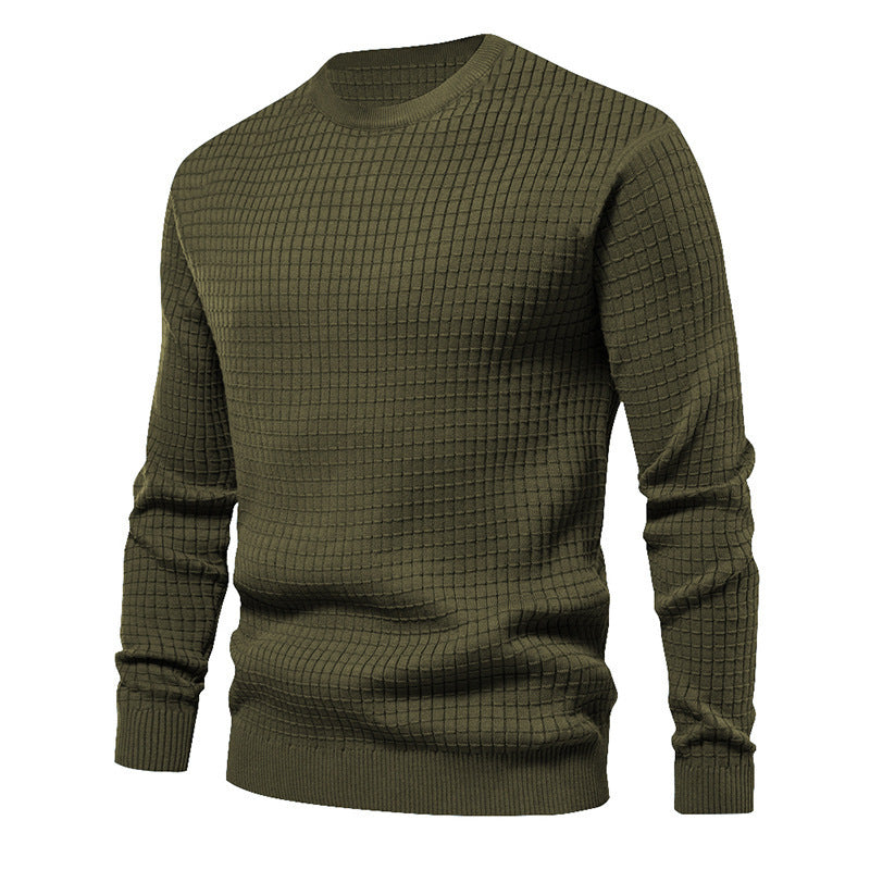 Herren Strukturierter Pullover Echoarchiv