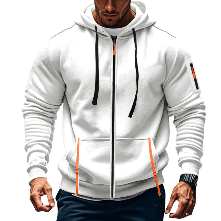 Herren sportlicher Kapuzenpulli mit praktischen Taschen Echoarchiv