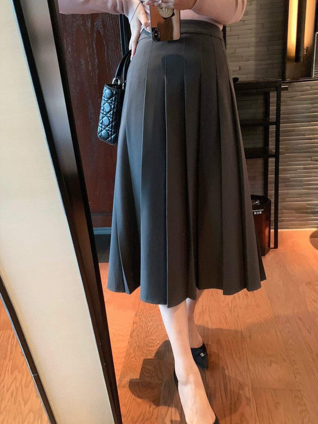 Damen Eleganter Plisseerock Echoarchiv