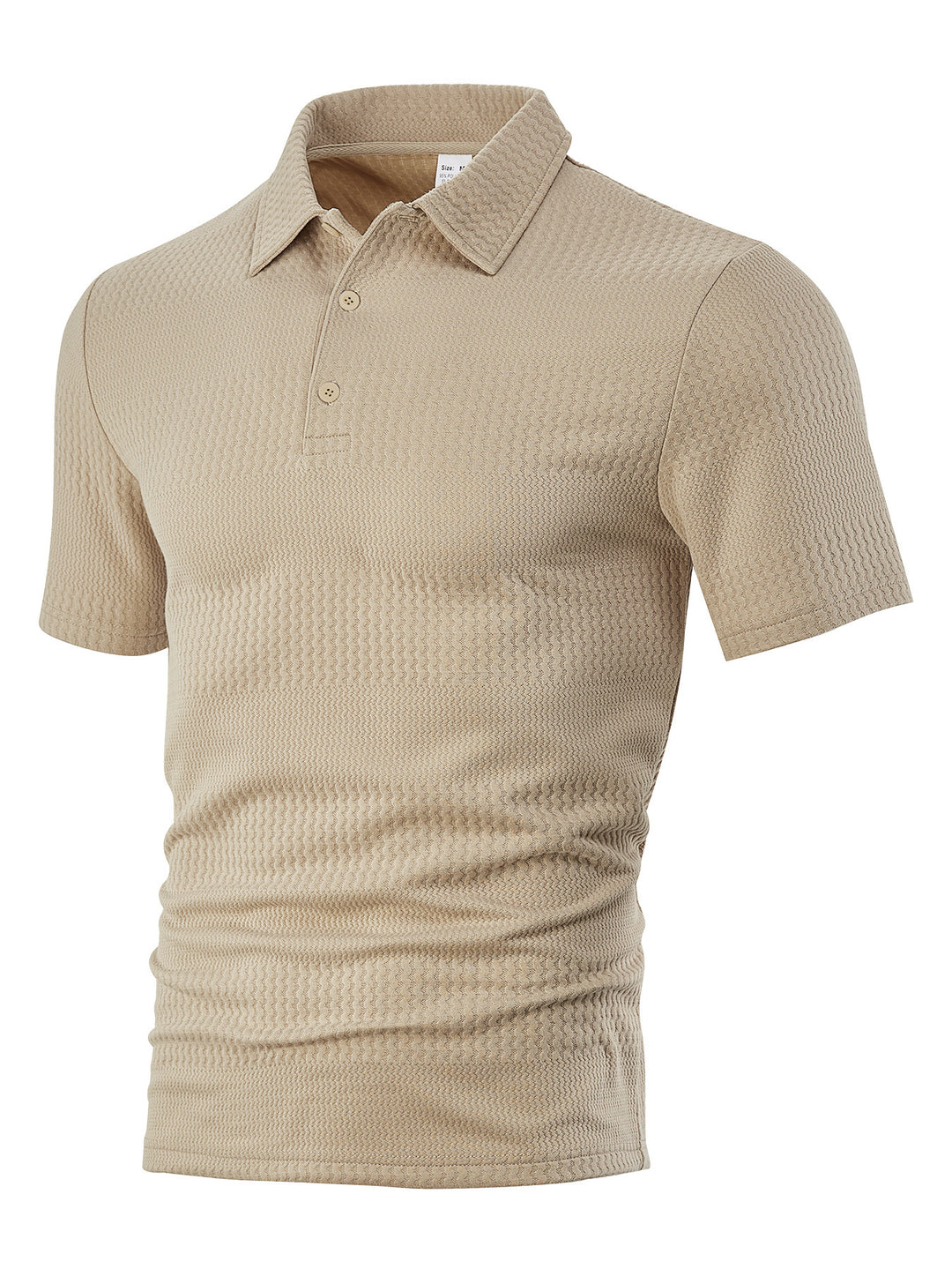 Herren Polohemd mit strukturiertem Design Echoarchiv