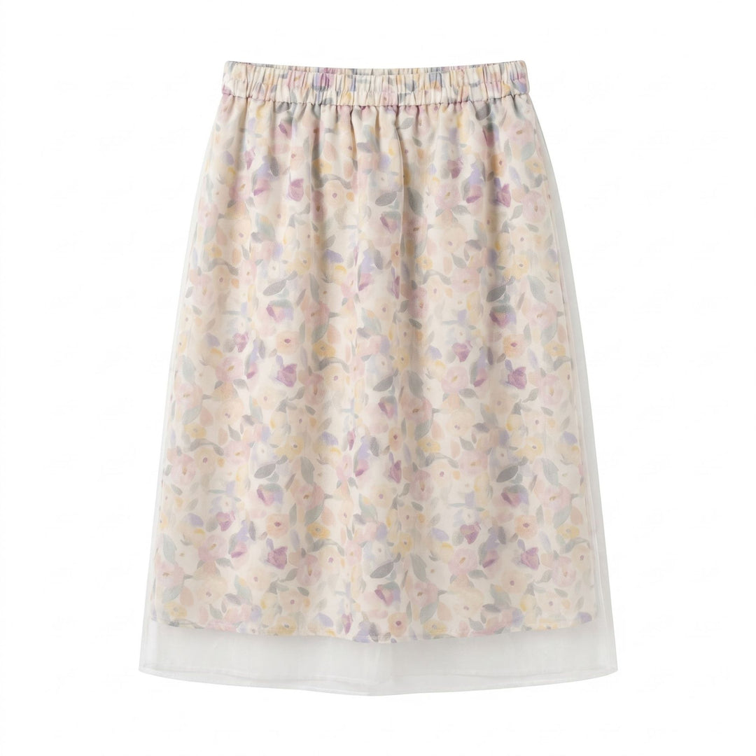 Damen Eleganter Blütenrock Echo Archiv