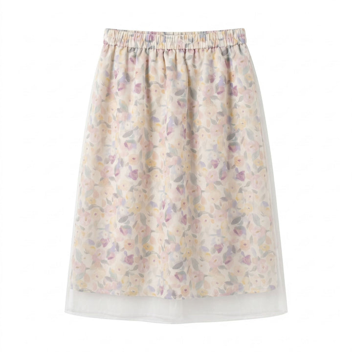 Damen Eleganter Blütenrock Echo Archiv