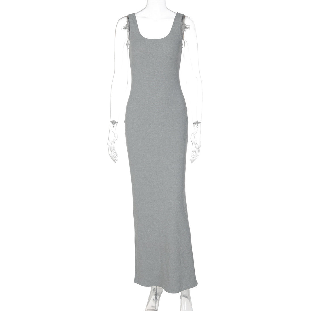 Damen Figurbetontes Langkleid aus hochwertigem Stretchmaterial Echo Archiv