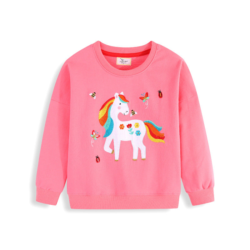 Mädchen Sweatshirt mit verspieltem Einhorn-Design Echo Archiv