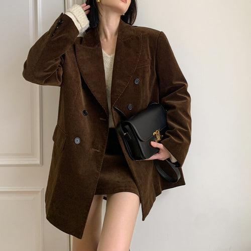 Damen Eleganter Cordblazer Echoarchiv