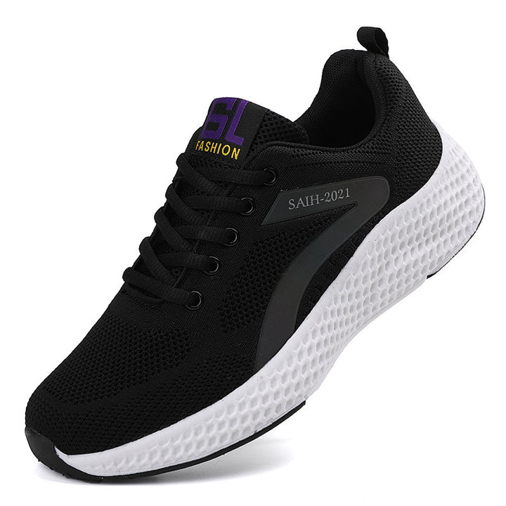 Damen nan nahtloser Strick-Sneaker mit elastischem Einstieg, Waben-Zwischensohle und anatomischem Komfortfußbett Echo Archiv
