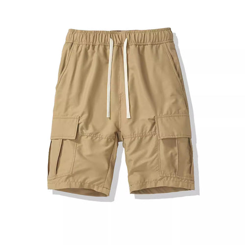 Herren Cargo-Shorts mit elastischem Bund und mehreren Seitentaschen Echoarchiv