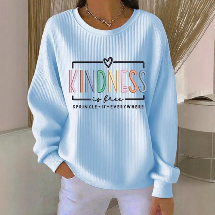 Damen Gemütlicher Sweatpullover mit einzigartigem Design Echoarchiv