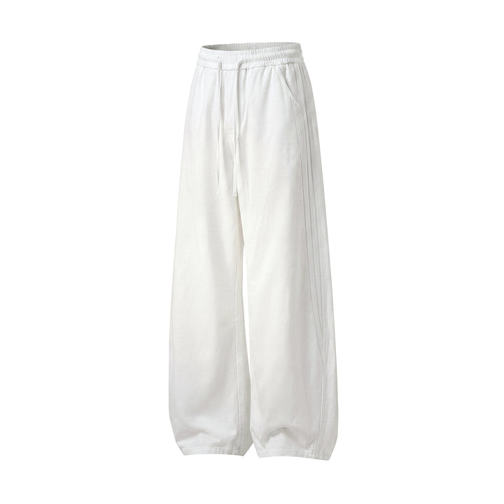 Damen Weite Freizeit-Sweathose mit hoher Taille, Tunnelzug und ballonförmigem Bein Echo Archiv