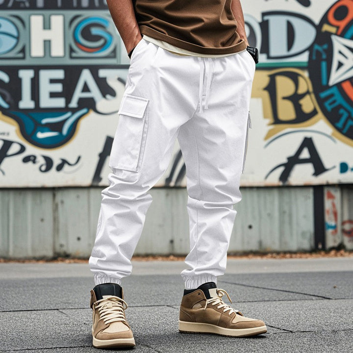 Herren Cargo-Hose mit verstellbarem Bund und praktischen Seitentaschen Echoarchiv