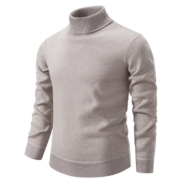 Herren schicker Rollkragenpullover aus hochwertiger Baumwolle Echoarchiv