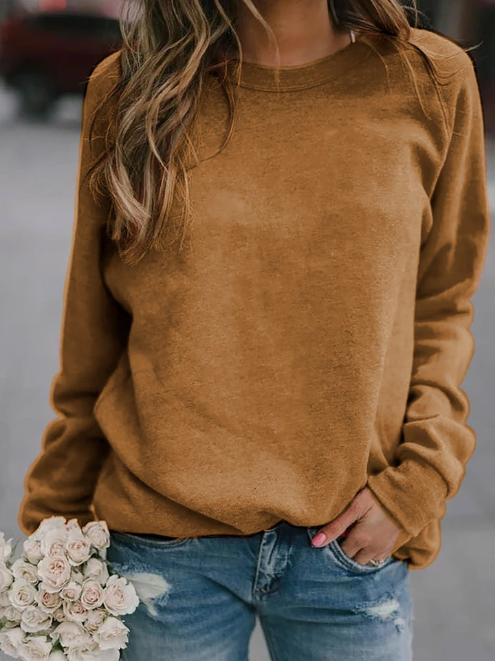 Damen Freizeit Oversized Sweatshirt mit Rundhalsausschnitt und Raglanärmeln Echoarchiv
