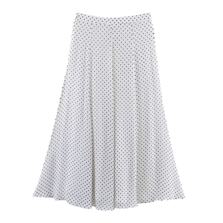 Damen Maxirock mit elegantem Pünktchenmuster und fließendem Schnitt Echo Archiv