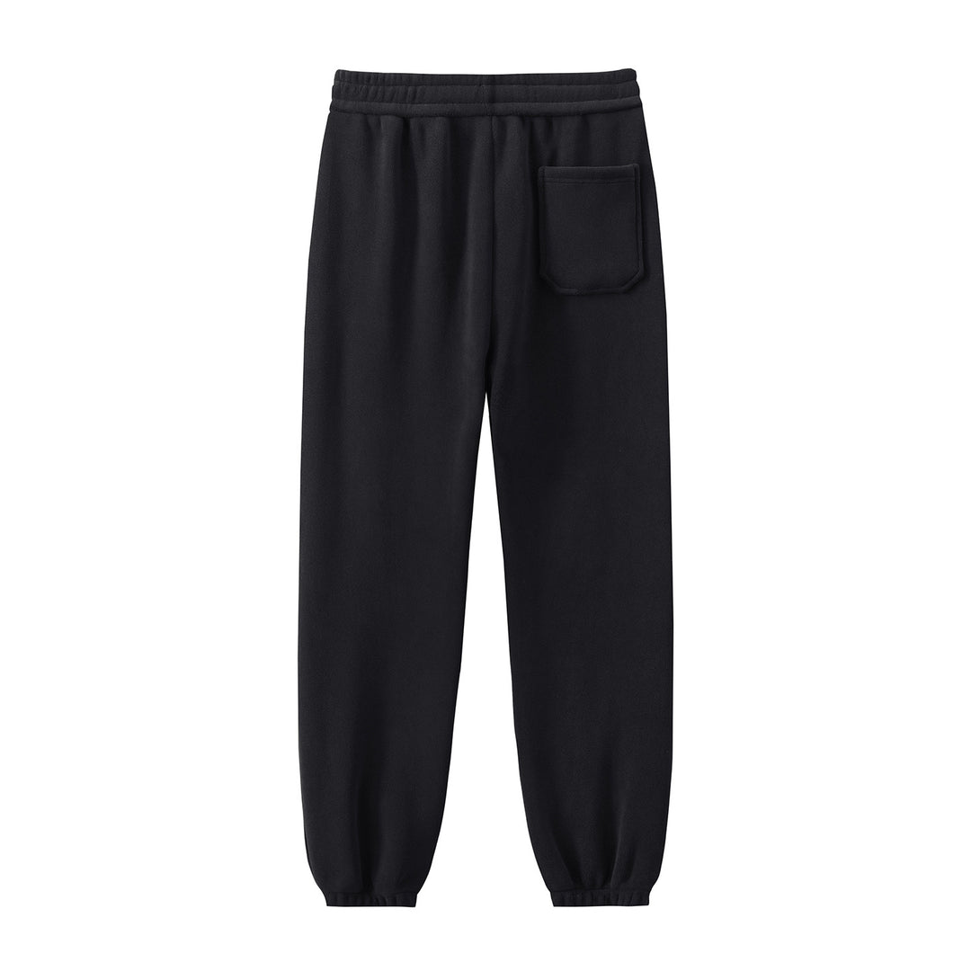 Herren Fleece-Jogginghose mit elastischem Bund, Kordelzug und gerippten Bündchen Echoarchiv