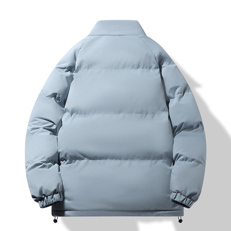 Herren Modische Thermo‑Wattierte Kurzjacke im Boxy‑Schnitt mit Rippenkragen Echo Archiv