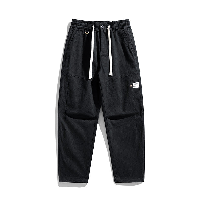 Herren Locker geschnittene Cargo-Jogginghose mit Tunnelzug, Knieabnähern und Utility‑Details Echo Archiv